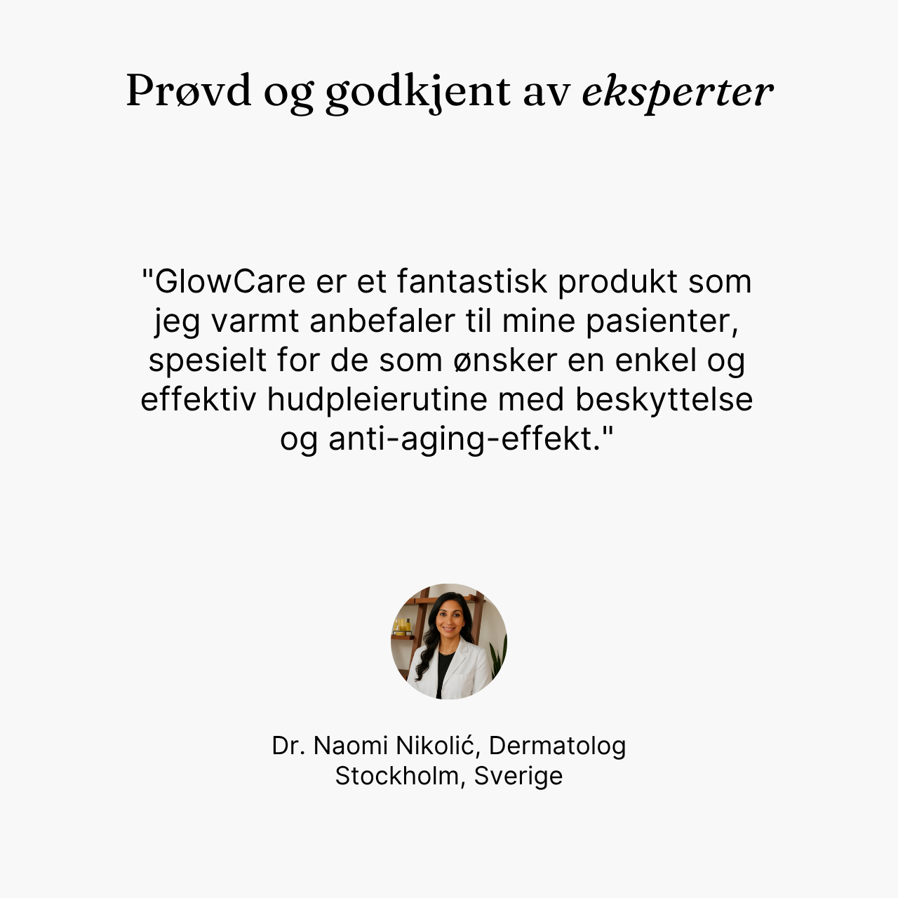 GlowCare Universal Tonet Dagkrem SPF 46