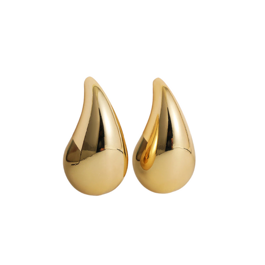 Raindrops in Gold and Silver - Earrings